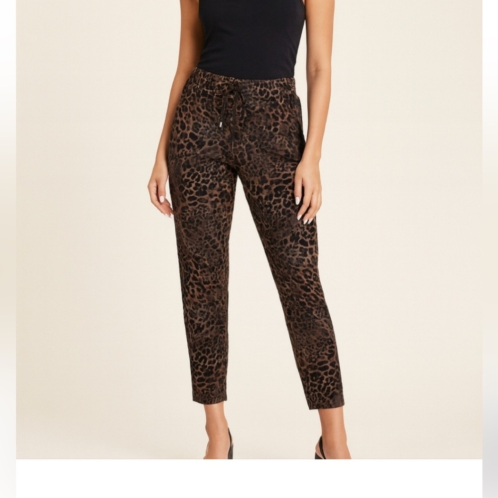 Guess Animal Print Relaxed Fit Jogger Pants